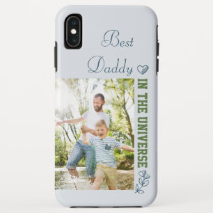 Bester Papa im Universum Benutzerdefiniertes Foto Case-Mate iPhone Hülle