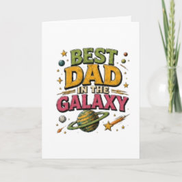 „Bester Papa im Universum“ Karte
