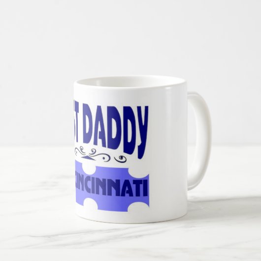 Bester Papa in Cincinnati Kaffeetasse (VorderseiteRechts)