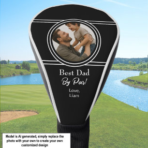 Bester Papa - individuelles Fotogeschenk zum Vater Golf Headcover