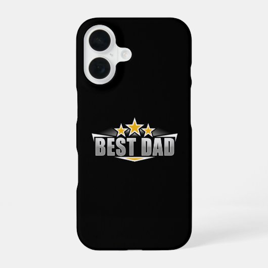 Bester Papa iPhone 16 Hülle (Rückseite)