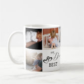 Bester Papa je! Benutzerdefinierte Tasse des 7-Fot (Links)