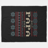 Bester Papa je Fleecedecke (Vorderseite (Horizontal))