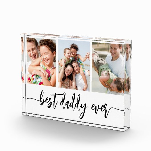 Bester Papa je - Fotomaterial zum Vater Fotoblock (Rechts)