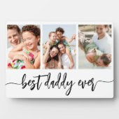 Bester Papa je - Fotomaterial zum Vater Fotoplatte (Vorderseite)