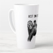 Bester Papa je Gorilla mit Baby Milchtasse (Linke Ecke)