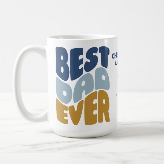 Bester Papa je Kaffeetasse (Links)