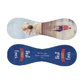 Bester Papa je Lue Textur benutzerdefiniertes Foto Baseball (Paneele)