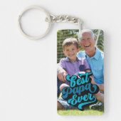 Bester Papa je | Opa-Foto Schlüsselanhänger (Vorderseite)