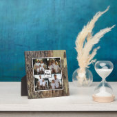 Bester Papa je personalisierte rustikale Holzvorla Fotoplatte (InSitu)