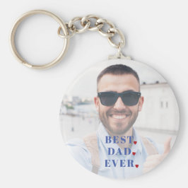 Bester Papa je Typografie Foto insgesamt Schlüssel Schlüsselanhänger
