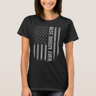 Bester Papa je US-amerikanische Flagge für VaterDa T-Shirt