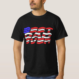Bester Papa je US-Flagge T-Shirt