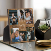 Bester Papa je Vatertag Geschenk Foto Woodgrain Fotoplatte