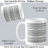 Bester Papa je versteckte Meldung 141BW Neuer Spaß Kaffeetasse