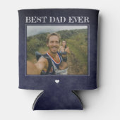 Bester Papa je wir Liebe Sie personalisiert 2 Foto Dosenkühler (Vorderseite)