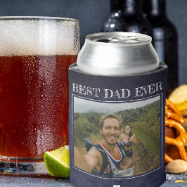 Bester Papa je wir Liebe Sie personalisiert 2 Foto Dosenkühler