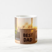 Bester Papa Kaffeebecher - Vatertagsgeschenk Kaffeetasse (Mittel)