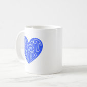 Bester Papa Kaffeetasse (Vorderseite Links)