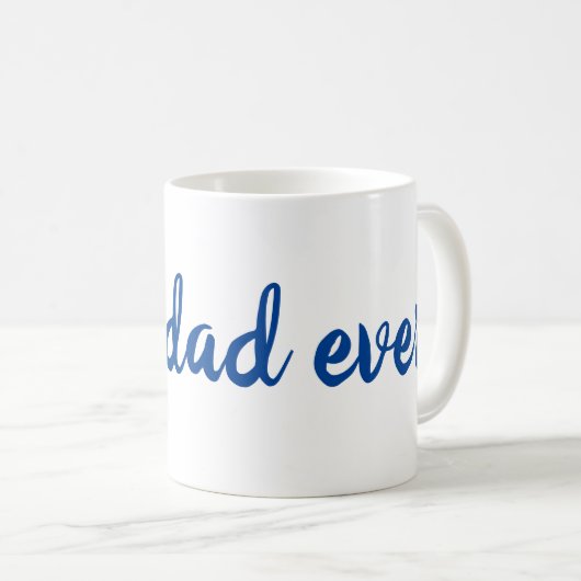 Bester Papa Kaffeetasse (VorderseiteRechts)