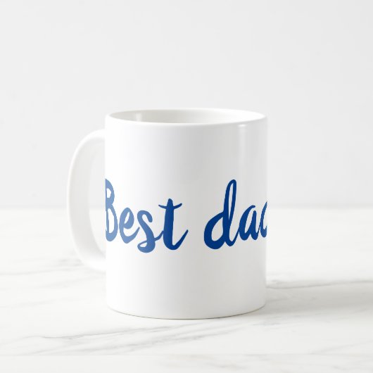 Bester Papa Kaffeetasse (Vorderseite Links)