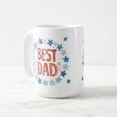 Bester Papa  Kaffeetasse (Vorderseite Links)