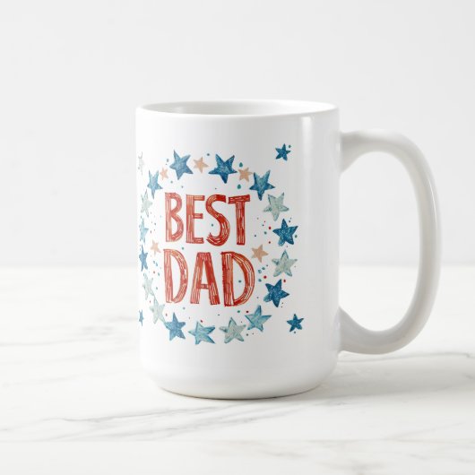 Bester Papa  Kaffeetasse (Rechts)