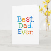 Bester Papa Karte (Gelbe Blume)