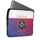 Bester Papa Laptopschutzhülle (Vorne Rechts)