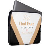 Bester Papa Laptopschutzhülle (Vorne Rechts)