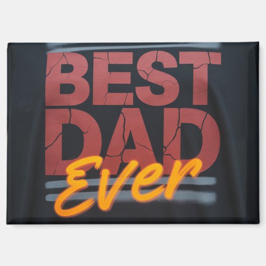 Bester Papa Magnet (Vorderseite)