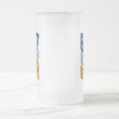 Bester Papa Mattglas Bierglas (Mittel)