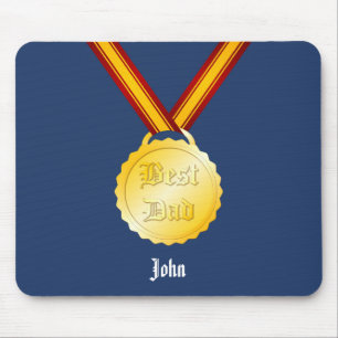 Bester Papa-Medaille zum Vatertag Mousepad