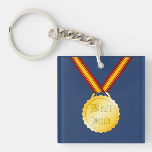 Bester Papa-Medaille zum Vatertag Schlüsselanhänger