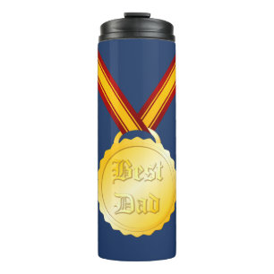 Bester Papa-Medaille zum Vatertag Thermosbecher