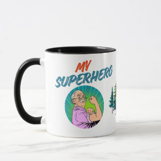Bester Papa Mein Superheld Individueller Vatertags Tasse