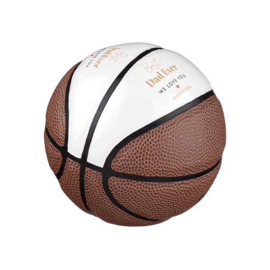 Bester Papa Mini Basketball (angewinkelt)