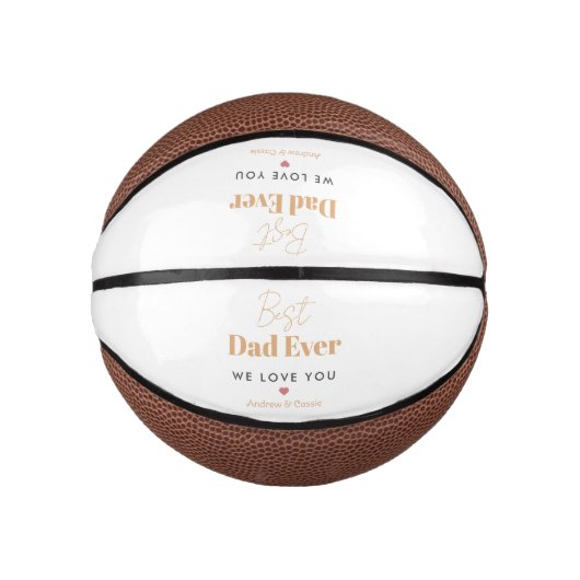 Bester Papa Mini Basketball (Vorderseite)