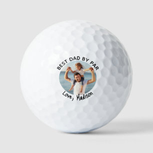 Bester Papa mit individuellem Foto Golfball