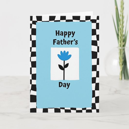 Bester Papa modernes Design Karte (Vorderseite)