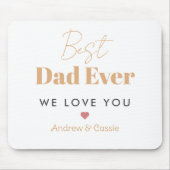 Bester Papa Mousepad (Vorne)