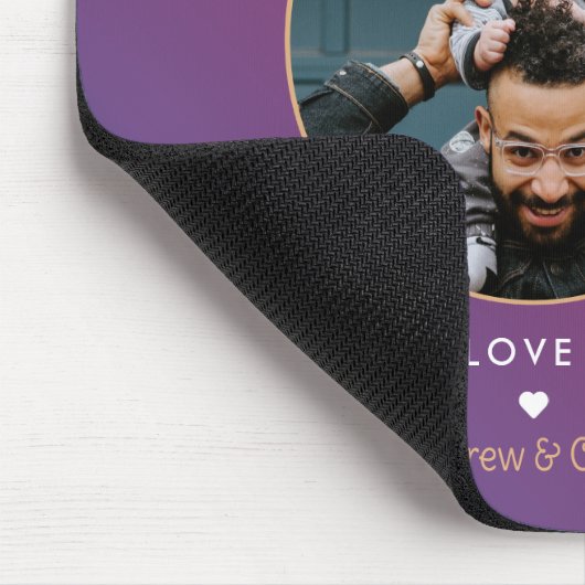 Bester Papa Mousepad (Ecke)