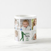 BESTER PAPA NACH PAR 7 Fotocollage Kaffeetasse (Mittel)