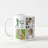 BESTER PAPA NACH PAR 7 Fotocollage Kaffeetasse (Links)