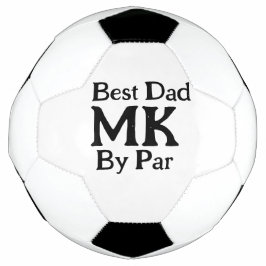 Bester Papa nach Par Monogramm Vater Tag einfache  Fußball