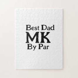 Bester Papa nach Par Monogramm Vater Tag einfache  Puzzle