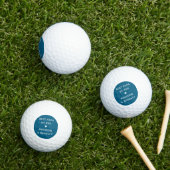 Bester Papa nach Par Persönlicher Name Golfball (Insitu Gras)