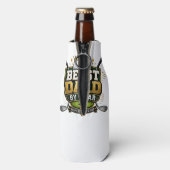 „Bester Papa nach Par“ Thema Flaschenkühler (Flasche Rückseite)