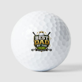 „Bester Papa nach Par“ Thema Golfball