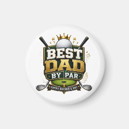 „Bester Papa nach Par“ Thema Magnet